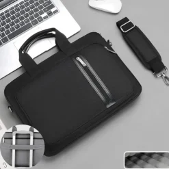 13 13.3 14 15 15.6 16 17 17.3 Inch Laptop Bag Shockproof & Waterproof Briefcase Messenger Bag Shoulder Bag Business Work Bag Notebook Computer Case for Macbook Air / Pro /Surfacebook/DellXPS/HP/Lenovo/Acer/Dell/Asus/Samsung Chromebook Etc.