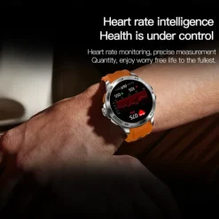 696 AK77 Smart Watch 1.43 inch Smart Band Fitness Bracelet Bluetooth Pedometer Call Reminder Sleep Tracker Compatible with Android iOS Women Men Hands-Free Calls Message Reminder Camera Control IP 67