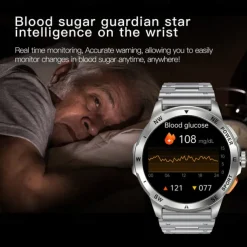 696 AK77 Smart Watch 1.43 inch Smart Band Fitness Bracelet Bluetooth Pedometer Call Reminder Sleep Tracker Compatible with Android iOS Women Men Hands-Free Calls Message Reminder Camera Control IP 67