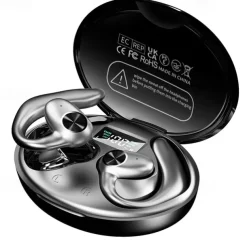 2024 Bone Conduction Headphone Ear Hook Bluetooth 5.2 Sports Stereo HIFI for Apple Samsung Huawei Xiaomi MI Everyday Use Mobile Phone Office Business Travel Entertainment Car Motorcycle