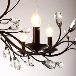 12 Bulbs 112 cm Mini Style Chandelier Metal Painted Finishes Retro / Traditional / Classic 110-120V / 220-240V