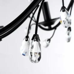 12 Bulbs 112 cm Mini Style Chandelier Metal Painted Finishes Retro / Traditional / Classic 110-120V / 220-240V