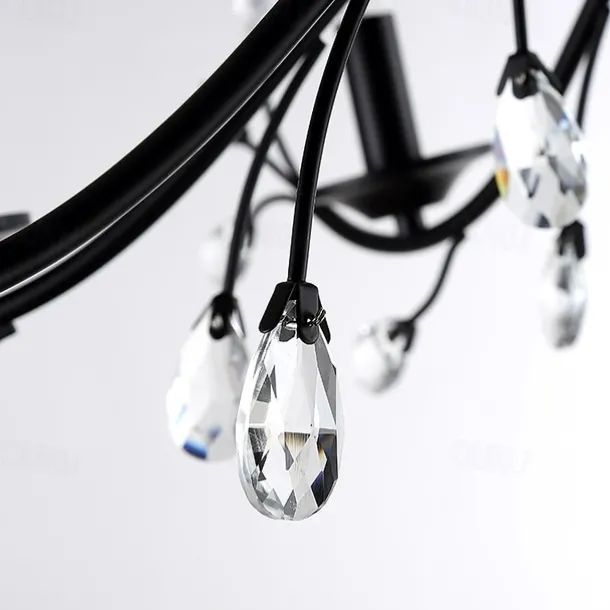 12 Bulbs 112 cm Mini Style Chandelier Metal Painted Finishes Retro / Traditional / Classic 110-120V / 220-240V