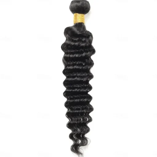 1 Bundle Hair Weaves Deep Wave Human Hair Extensions Human Hair