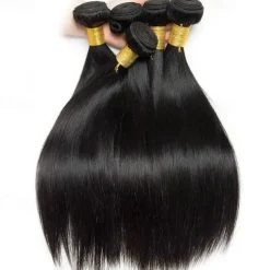 3 Bundles Hair Weaves Brazilian Hair Straight Human Hair Extensions Remy Human Hair 100% Remy Hair Weave Bundles 300 g Natural Color Hair Weaves / Hair Bulk Human Hair Extensions 8-28 inch Natural