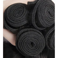 3 Bundles Hair Weaves Brazilian Hair Straight Human Hair Extensions Remy Human Hair 100% Remy Hair Weave Bundles 300 g Natural Color Hair Weaves / Hair Bulk Human Hair Extensions 8-28 inch Natural