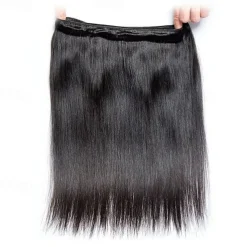 3 Bundles Hair Weaves Brazilian Hair Straight Human Hair Extensions Remy Human Hair 100% Remy Hair Weave Bundles 300 g Natural Color Hair Weaves / Hair Bulk Human Hair Extensions 8-28 inch Natural