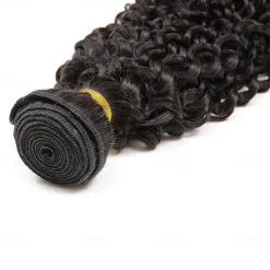 3 Bundles Hair Weaves Indian Hair Kinky Curly Human Hair Extensions Remy Human Hair 100% Remy Hair Weave Bundles 300 g Natural Color Hair Weaves / Hair Bulk Human Hair Extensions 8-28 inch Natural