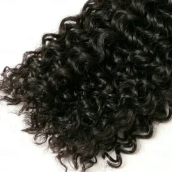 3 Bundles Hair Weaves Indian Hair Kinky Curly Human Hair Extensions Remy Human Hair 100% Remy Hair Weave Bundles 300 g Natural Color Hair Weaves / Hair Bulk Human Hair Extensions 8-28 inch Natural