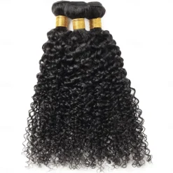 3 Bundles Hair Weaves Kinky Curly Bundles Brazilian Curly Hair Bundles Human Hair Extensions