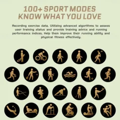 696 C28 Smart Watch 2.02 inch Smart Band Fitness Bracelet Bluetooth Pedometer Call Reminder Sleep Tracker Compatible with Android iOS Men Hands-Free Calls Message Reminder IP 67 42mm Watch Case