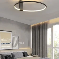 40 cm Adjustable LED Round Ceiling Light Gold Black Designer Minimalist Art Front Desk Conference Room Business Building Restaurant Clothing Store