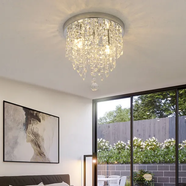 30 cm Ceiling Light LED Crystal Chandelier Hallway Light Entrance Hallway Light Electroplated Modern 220-240V