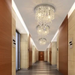 30 cm Ceiling Light LED Crystal Chandelier Hallway Light Entrance Hallway Light Electroplated Modern 220-240V