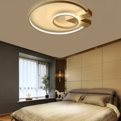 52 cm Ceiling Light LED Dimmable Circle Design Flush Mount Light Metal Layered Modern Style Stylish Painted Finishes 220-240V