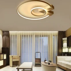 52 cm Ceiling Light LED Dimmable Circle Design Flush Mount Light Metal Layered Modern Style Stylish Painted Finishes 220-240V