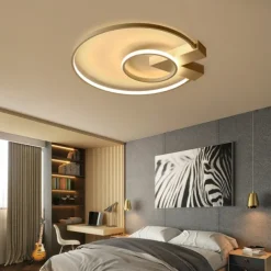 52 cm Ceiling Light LED Dimmable Circle Design Flush Mount Light Metal Layered Modern Style Stylish Painted Finishes 220-240V