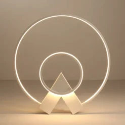 52 cm Ceiling Light LED Dimmable Circle Design Flush Mount Light Metal Layered Modern Style Stylish Painted Finishes 220-240V