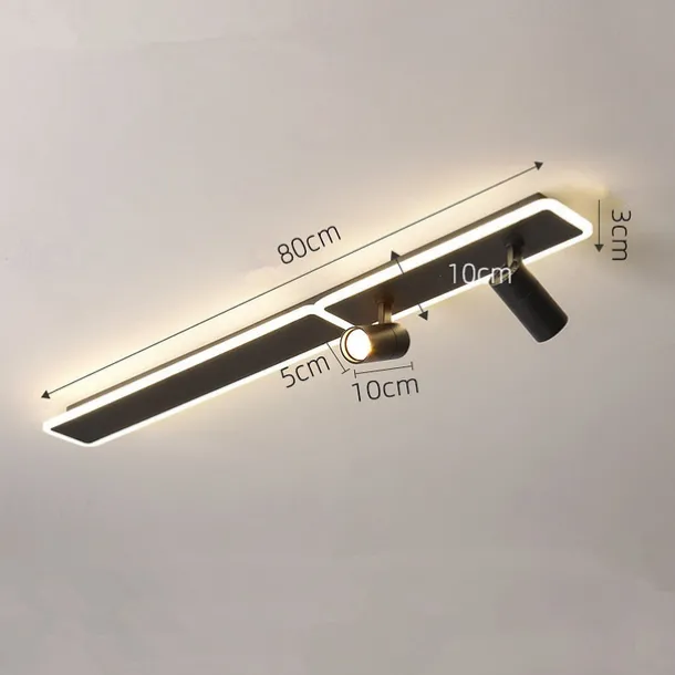 80/100 cm Ceiling Light LED Spotlight Metal Artistic Style Modern Stylish Painted Finishes 220-240V
