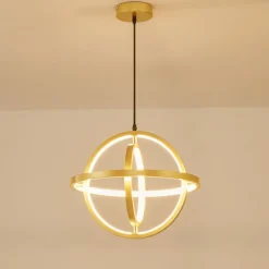 40 cm Circle / Ring Design Pendant Light LED Metal Globe Round Painted Finishes Modern 220-240V