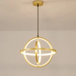 40 cm Circle / Ring Design Pendant Light LED Metal Globe Round Painted Finishes Modern 220-240V