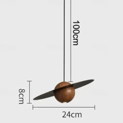 24 cm Circle / Round Design Pendant Lantern Design Pendant Light Copper Wood Artistic Style Vintage Style Classic Vintage Country 110-120V 220-240V