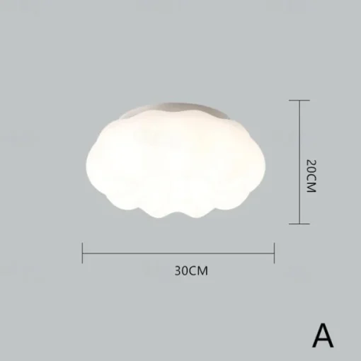 30 cm Cloud Ceiling Light LED Pendant Light Chandelier Living Room Children's Room Ceiling Lamp Simple Nordic Creative Network Red Pumpkin Lamp Restaurant Bedroom