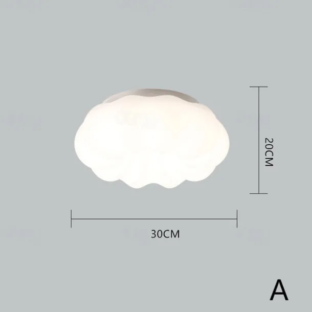 30 cm Cloud Ceiling Light LED Pendant Light Chandelier Living Room Children's Room Ceiling Lamp Simple Nordic Creative Network Red Pumpkin Lamp Restaurant Bedroom