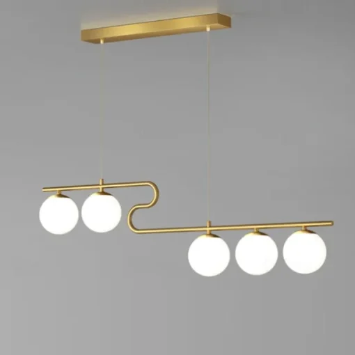 100 cm Cluster Design Line Design Pendant Light LED Metal Electroplated Painted Finishes Black Nordic Style 220-240V