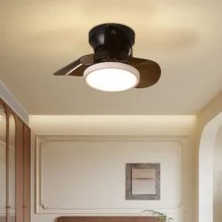 56 cm Dimmable Ceiling Fan Metal Acrylic Modern Nordic Style 220-240V