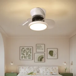 56 cm Dimmable Ceiling Fan Metal Acrylic Modern Nordic Style 220-240V