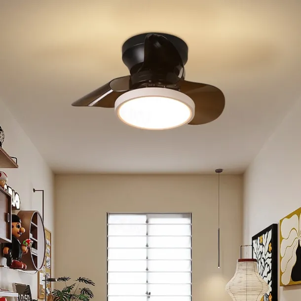 56 cm Dimmable Ceiling Fan Metal Acrylic Modern Nordic Style 220-240V