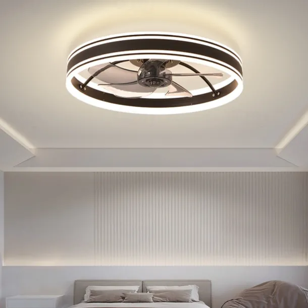 50 cm Dimmable Ceiling Fan Metal Acrylic Modern Nordic Style 220-240V