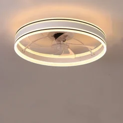 50 cm Dimmable Ceiling Fan Metal Acrylic Modern Nordic Style 220-240V
