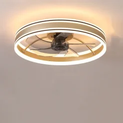50 cm Dimmable Ceiling Fan Metal Acrylic Modern Nordic Style 220-240V
