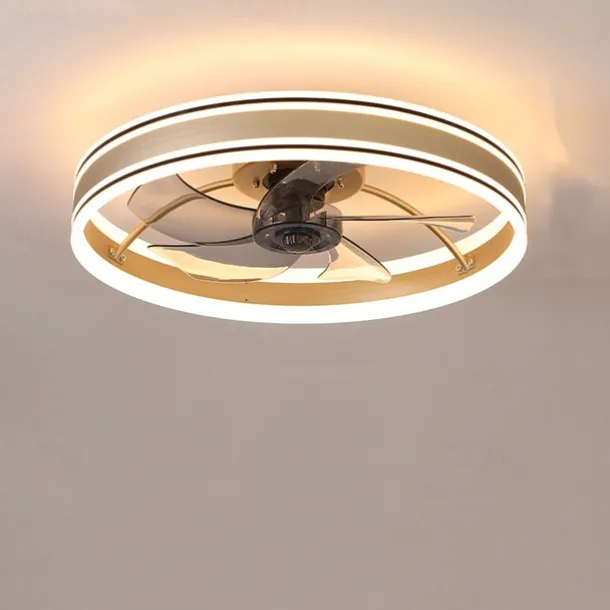 50 cm Dimmable Ceiling Fan Metal Acrylic Modern Nordic Style 220-240V