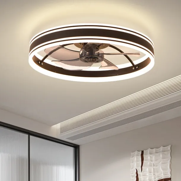 50 cm Dimmable Ceiling Fan Metal Acrylic Modern Nordic Style 220-240V