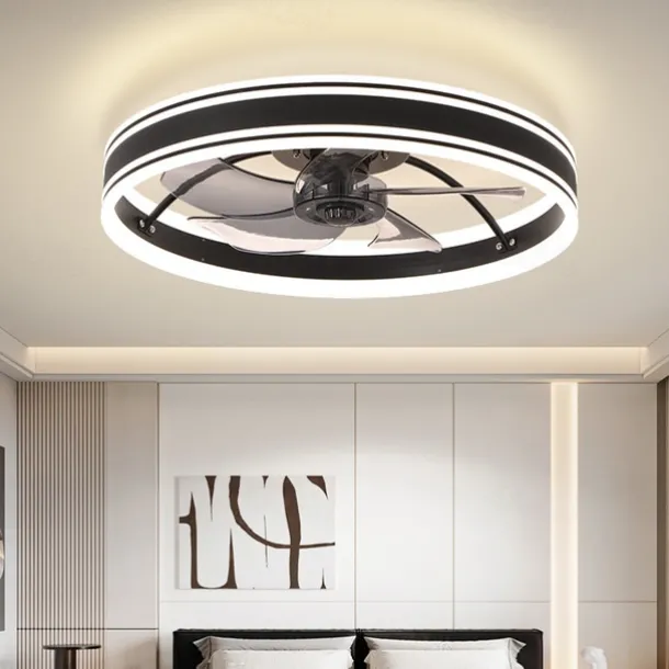 50 cm Dimmable Ceiling Fan Metal Acrylic Modern Nordic Style 220-240V