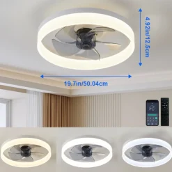 50 cm Dimmable Ceiling Lights Metal Acrylic LED Modern 110-120V 220-240V