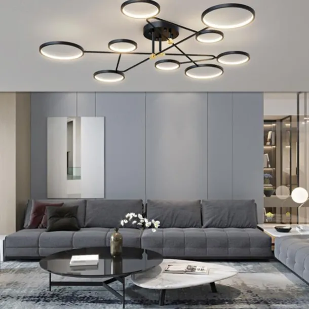 142 cm Dimmable Ceiling Lights LED Metal Modern Style Painted Finishes Modern 220-240V