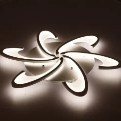 70 cm Dimmable Flush Mount Lights Aluminum Geometrical Novelty Anodized LED Modern Simple 220-240V