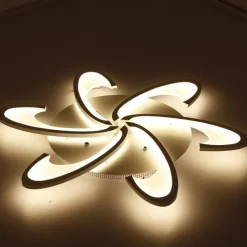 70 cm Dimmable Flush Mount Lights Aluminum Geometrical Novelty Anodized LED Modern Simple 220-240V