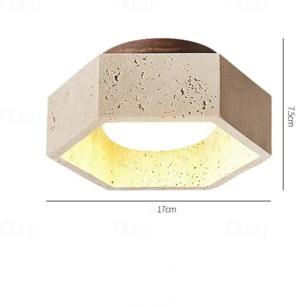 17 cm Geometric Shapes Ceiling Lights Stone Artistic Style Vintage Style Classic Style Vintage Country 110-120V 220-240V
