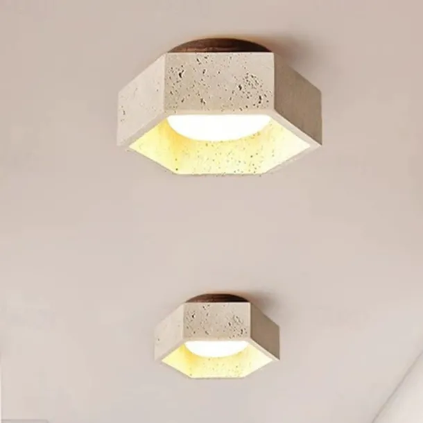 17 cm Geometric Shapes Ceiling Lights Stone Artistic Style Vintage Style Classic Style Vintage Country 110-120V 220-240V