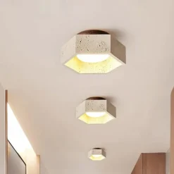 17 cm Geometric Shapes Ceiling Lights Stone Artistic Style Vintage Style Classic Style Vintage Country 110-120V 220-240V