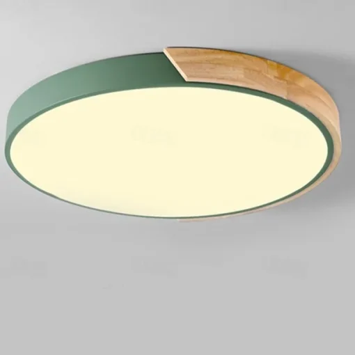 40 cm Geometric Shapes Flush Mount Lights Metal Painted Finishes LED Nordic Style 220-240V