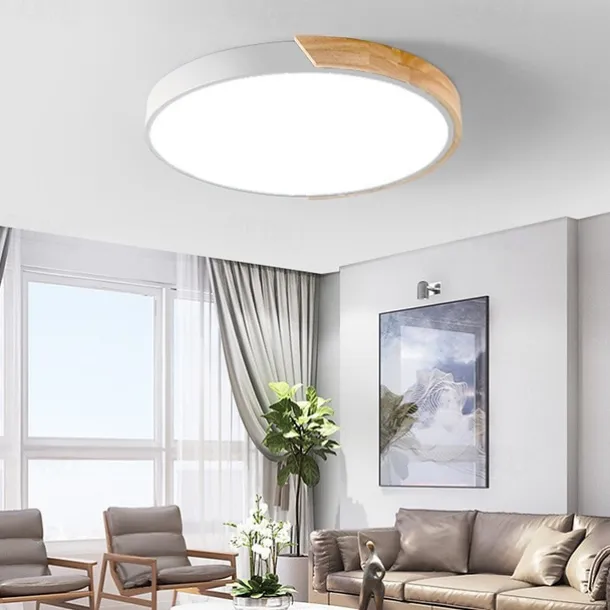 40 cm Geometric Shapes Flush Mount Lights Metal Painted Finishes LED Nordic Style 220-240V