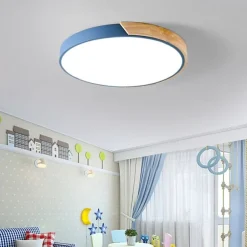 40 cm Geometric Shapes Flush Mount Lights Metal Painted Finishes LED Nordic Style 220-240V