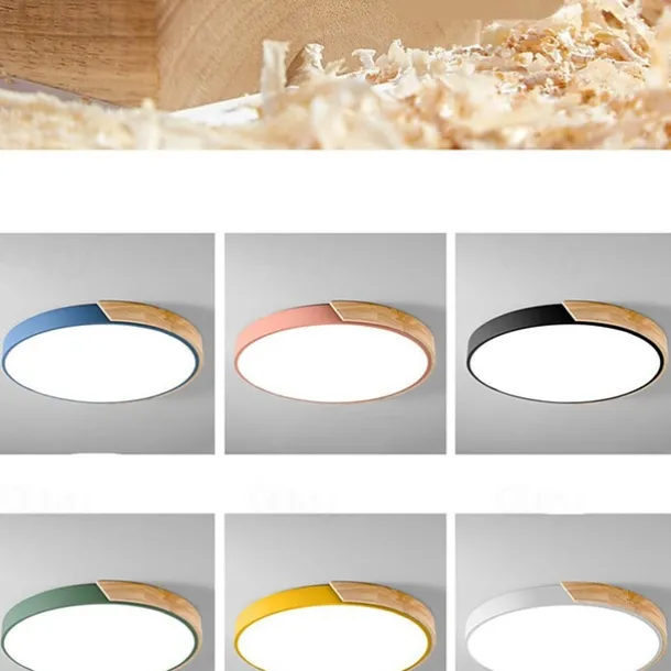 40 cm Geometric Shapes Flush Mount Lights Metal Painted Finishes LED Nordic Style 220-240V