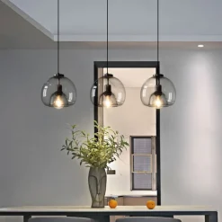 75/35 cm Globe Design Cluster Design Pendant Light LED Metal Vintage Style Globe Electroplated Painted Finishes Vintage Country 220-240V